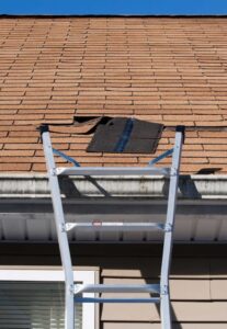 roof storm damage repair in College Station