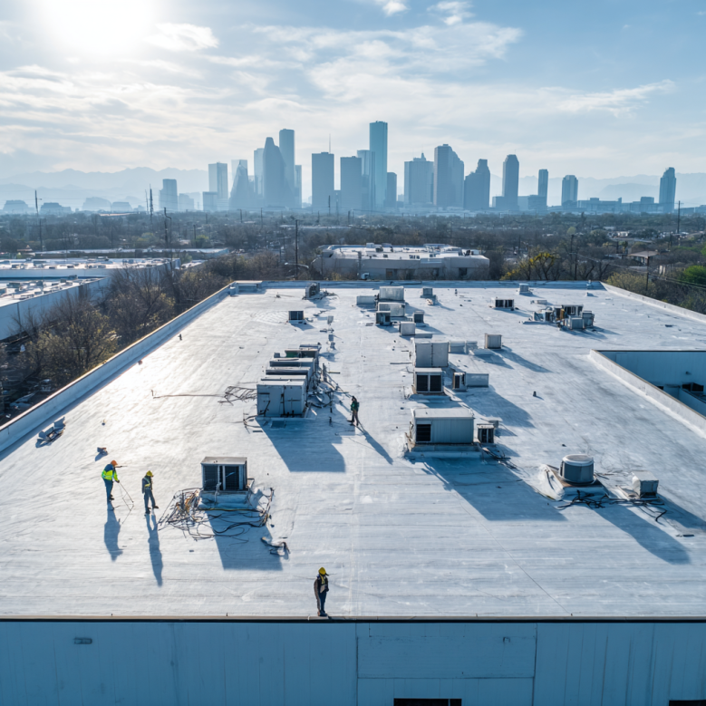 commercial roofing contractor in Houston TX