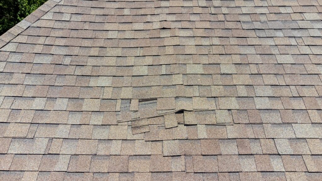 hidden roof damage signs